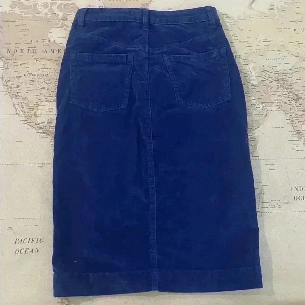 Free People WTF Bright Blue
Corduroy Skirt Size 25 - Picture 4 of 8